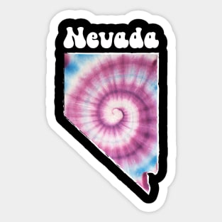 Nevada Tie Dye Sticker